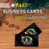 14pt Fast Full Color Business Cards