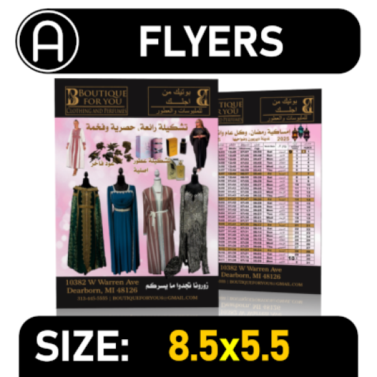 Flyers Statement 5.5x8.5