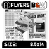 Flyers Legal 8.5x14 B&W