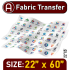 Fabric Transfer Sheets 22x60