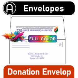 Donation Envelope Full Color